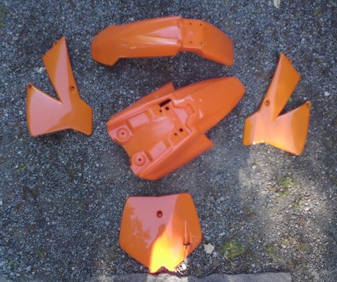 Plastkit 50 KTM Orange