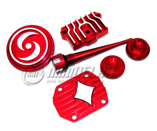Engine dress-up Kit Röd 90-140cc
