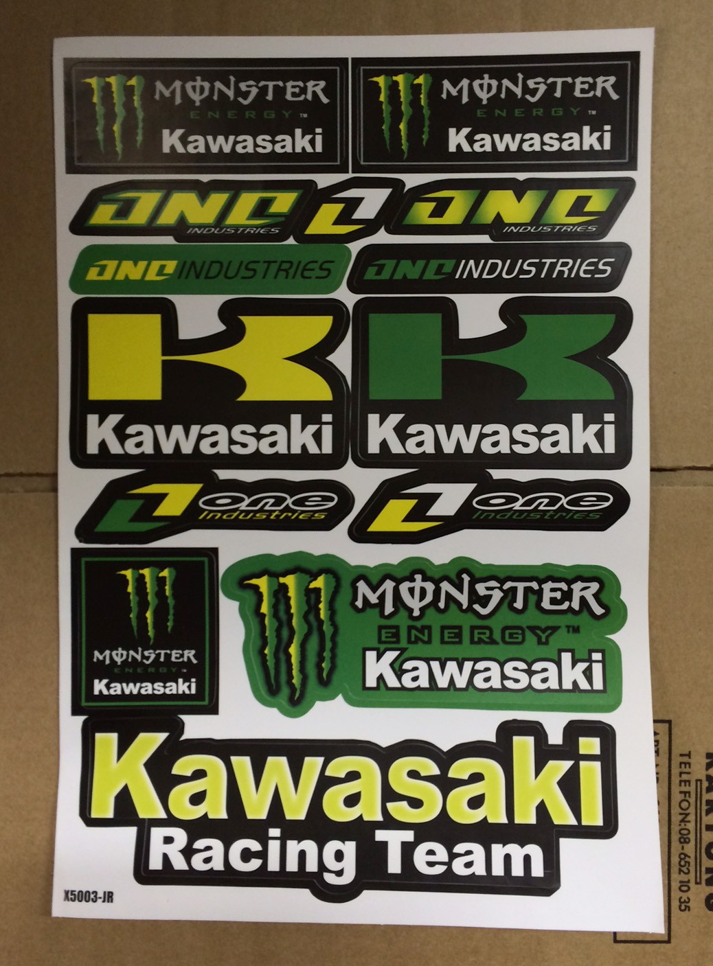 Dekalark Mini Kawasaki Monster Racing Team